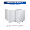 Арко Снег Шкаф нижний угловой 1000